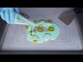Kiwi Ice Cream Rolls ASMR Kiwi Ice Cream Rolls 4k