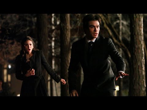 TVD 1x19 - Elena and Damon find Stefan, Bonnie stops him from killing a girl | Delena Scenes HD