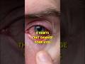 8 habits that damage your eyes. #health #eyes #wellness