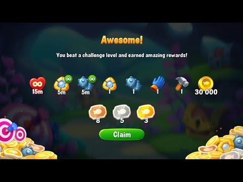 @Fishdom Atlantis Cup Stage 24 - 25, Challenge Level 5 Completed