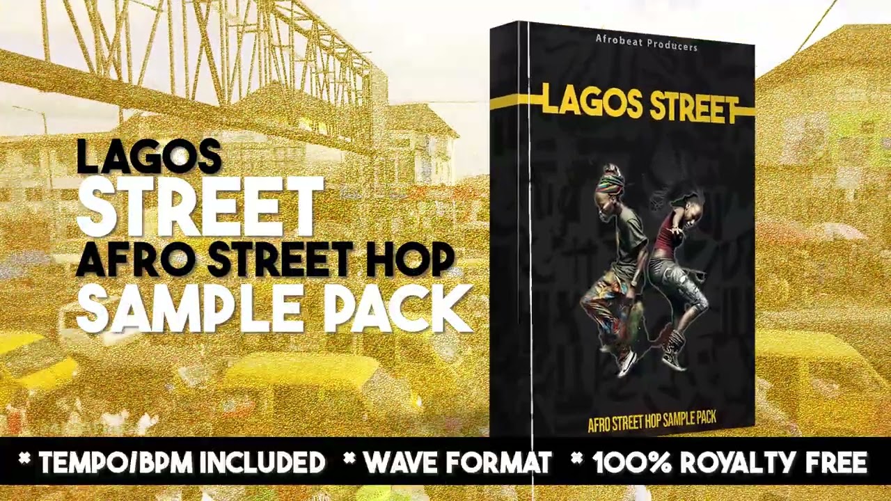 Download 100% Royalty Free 450+ Afrobeat Loops Sounds | Lagos Street Hop Sample Pack Kit