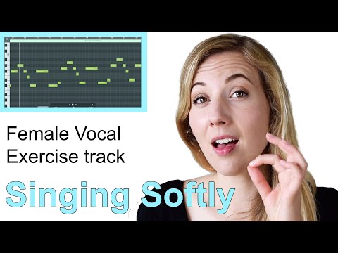Vocal Exercise for soft Singing, Female Track