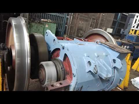 How to testing of AC TRACTION MOTOR with wheel set at 25kv