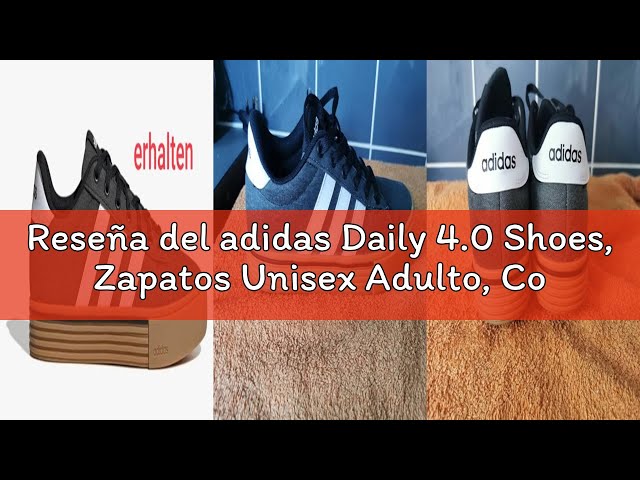 Vídeo relacionado con adidas Daily 4.0 Shoes, Zapatos Unisex Adulto, Grey Core Black Cloud White, 46 EU