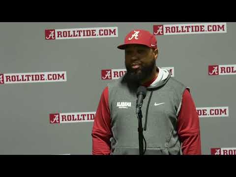 Hear the latest from Alabama RB Coach Robert Gillespie