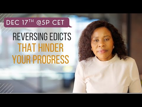 December Spiritual Warfare | Reversing Evil Edicts That Hinder Progress