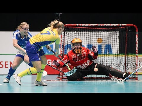 Highlights: Women's U19 WFC 2018 - Sweden vs. Finland (A-division Final)