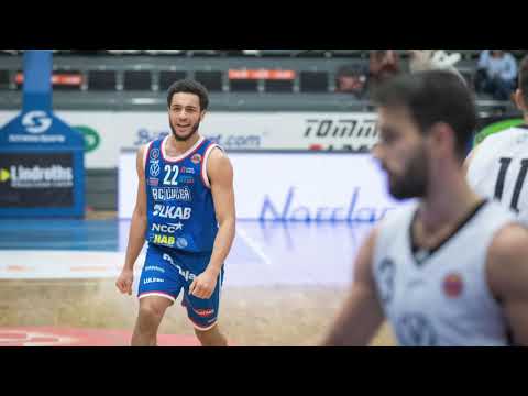 Denzel George drive & dunk vs. Fryshuset Basket