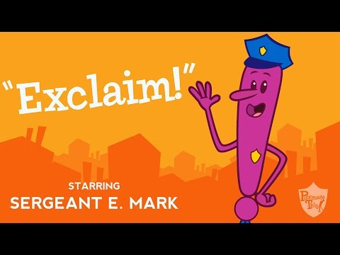 Exclamation Mark song from Grammaropolis - "Exclaim!”