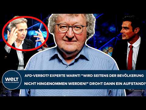 Video Thumbnail: AFD-VERBOT: Experte warnt! "Ist so, dass es seitens der Bevölkerung nicht hingenommen werden wird!"