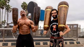 Persian Club Strength Challenge! Venice beach