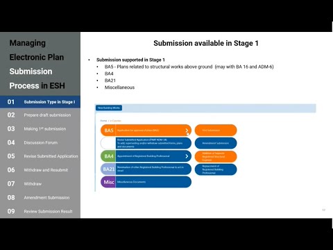 Submission Type in Stage 1 - Step-by-step guide