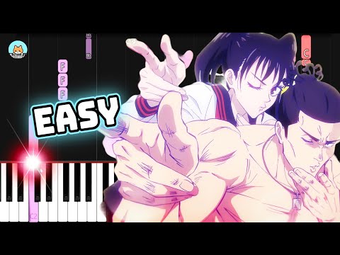 Jujutsu Kaisen Season 2 Ep.21 Insert Song - "Climax☆JUMPING!" - EASY Piano Tutorial & Sheet Music