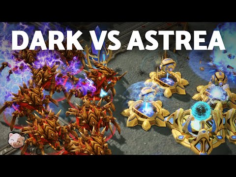 StarCraft 2 - DARK vs ASTREA: Lategame ZvP on the new Patch! (Bo3)