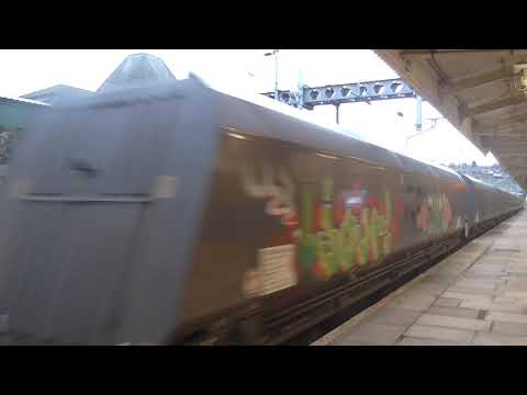 GBRF Class 66 no: 66722 @ Newport {4V78} 30/10/2019.