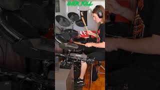 Overkill - Up to Zero Drum Cover