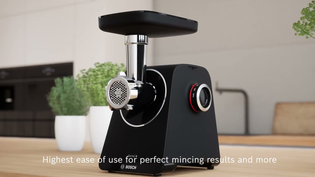 Tocator de carne Bosch MFWS440B 1058499 — Recenzie video