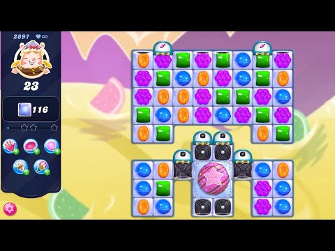 Candy Crush Saga LEVEL 2897 NO BOOSTERS (new version)🔄✅
