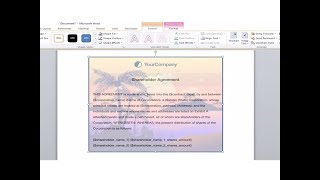 [SOLVED] How to Make Image Transparent in Word | Make Image Transparent in Word Document Background
