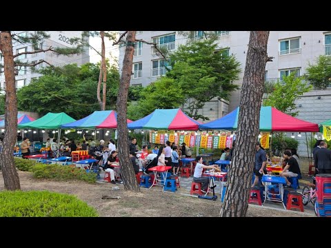 이준석 대표 동탄 힐스테이트 야시장