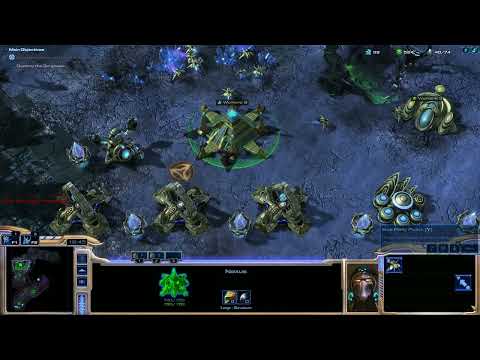 Starcraft Brood War Mass Recall 8.0.1 Protos Campaign (Mission 2.  Dunes of Shakuras)
