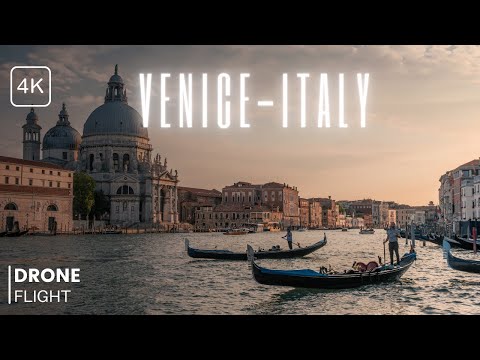 Venice, Italy | Drone Flight Over The Landmarks of Venice | 4K Ultra HD Drone Video |