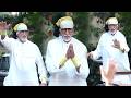 Amitabh Bachchan Greets His Fans Outside His Jalsa Bungalow