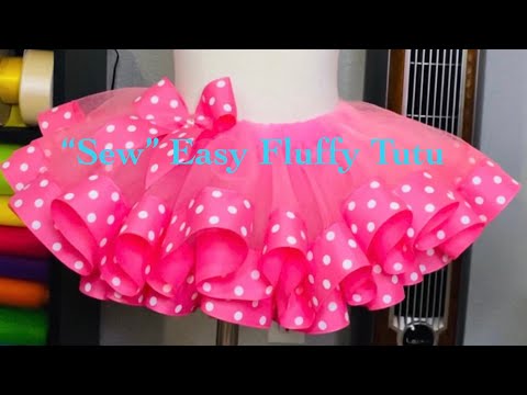 How to make a Fluffy Tutu/ DIY Easy Fluffy Tutu