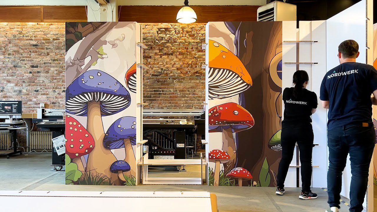 Cardboard Trade Show Booth