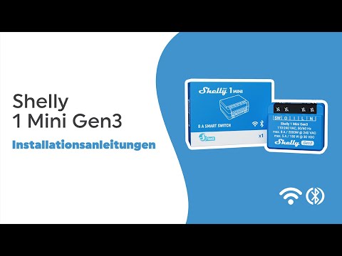 Shelly 1 Mini Gen3 -  Installationsvideo (DE)