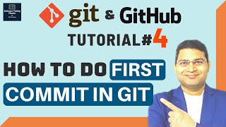 Git Tutorial #4 - How to do First Commit in Git | First Git Commit