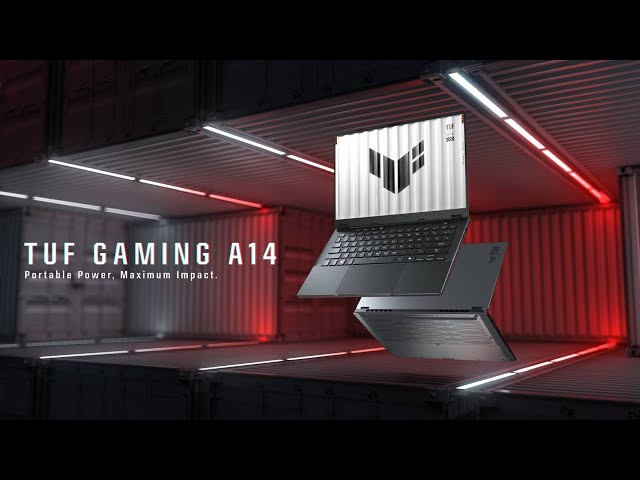 ASUS TUF Gaming FA401UU-RG004W AMD Ryzen™ 7 8845HS Ordinateur portable 35,6 cm (14") 2.5K 16 Go LPDDR5x-SDRAM 1 To SSD NVIDIA GeForce RTX 4050 Wi-Fi 6E (802.11ax) Windows 11 Home Gris video