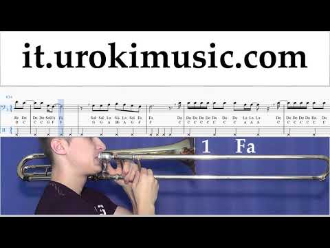 Corso di Trombone Sam Smith - Too Good At Goodbyes Tablature Tab um-i276