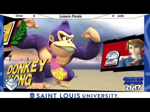 SLU Smash 4 Biweekly #10 - Losers Finals - Chew (DK) vs srAk (Link, Zelda)