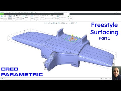 Creo Parametric - Freestyle Surfacing - Part 1 - Subdivisional Modeling
