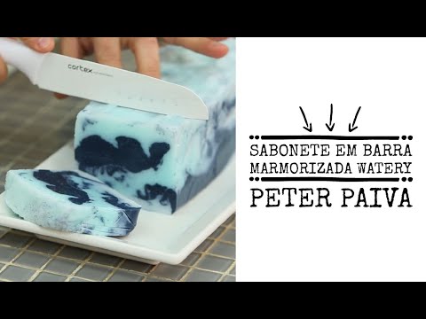 Watery Marbled Bar Soap - Peter Paiva
