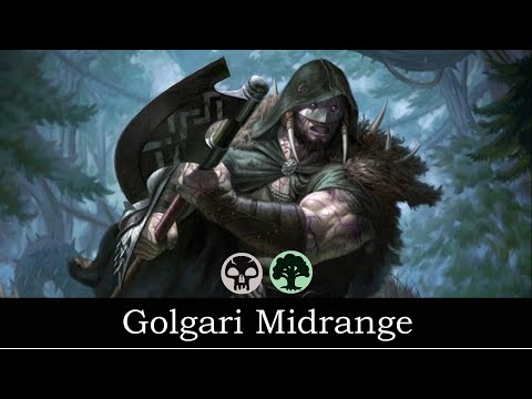 MTG Arena: Golgari Midrange vs Kroxa Adventures | ZNR Standard Unranked Bo3 | w/ commentary