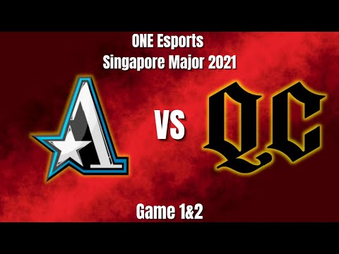 Team Aster vs Quincy Crew ONE Esports Singapore Major 2021 Groupstage!