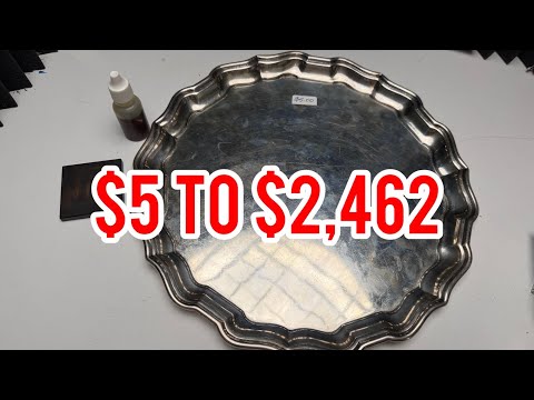 I Paid $5 for This ‘Junk’ Tray… It’s Actually $2,462 in Sterling Silver!