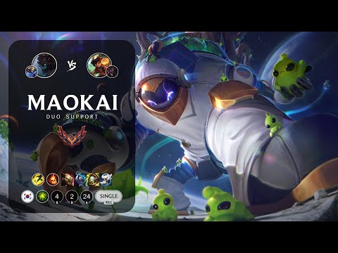 Maokai Support vs Milio - KR Grandmaster Patch 13.24