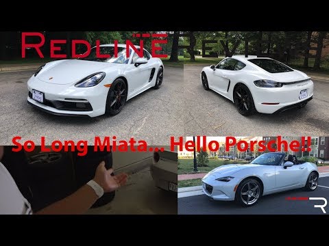 So Long Miata... Hello Porsche 718 Cayman GTS! – Redline: Vlog 2
