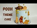 Winnie The Pooh Theme Cake How To Make Pooh Theme Cake Bakemeawish Winniethepoohthemecake