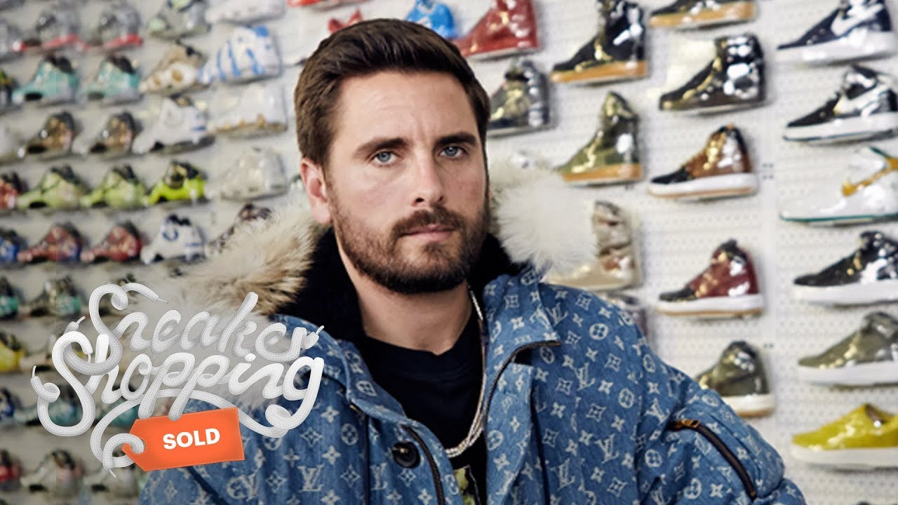Scott Disick Goes Sneaker Shopping With Complex