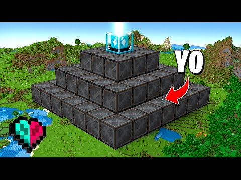 Hice el BEACON de NETHERITE más grande de Minecraft