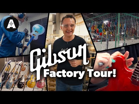 Behind the Scenes at Gibson USA Factory!