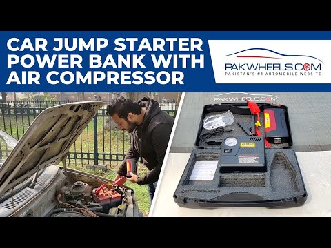 Multifunction Car Jump Starter Power Bank with Air Compressor | PakWheels Auto Store