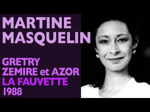 Martine Masquelin - Gretry: ZÉMIRE et AZOR, La fauvette aria, Brussels 1988, High D