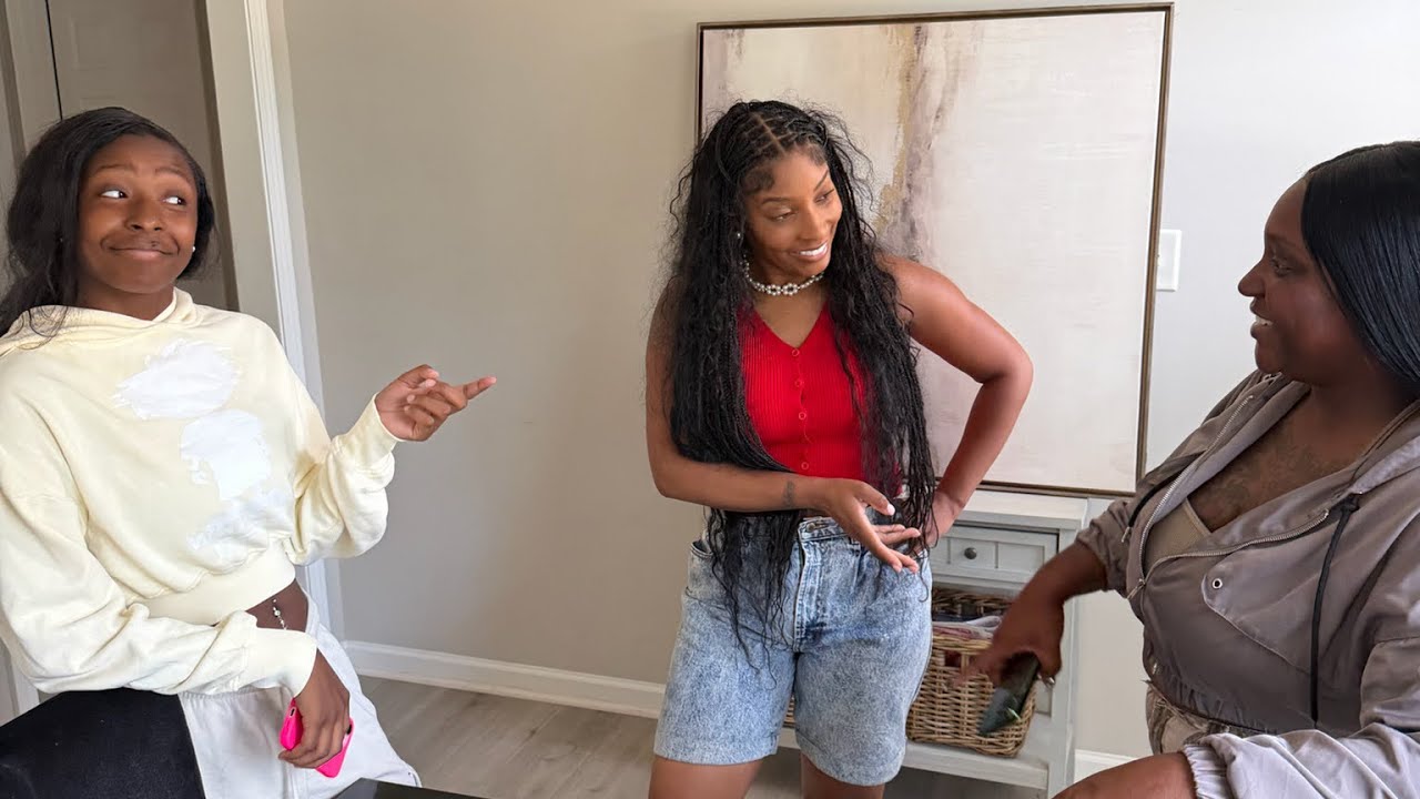 Brooke lights up when Isaiah’s Mom asks Sharra can they come to Baton Rouge  