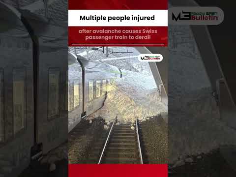Avalanche Triggers Train Derailment in Swiss Alps; Injuries Reported Near Goppenstein