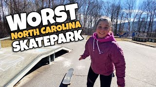 WORST SKATEPARK | Black Mountain North Carolina | North Carolina Skateboarding
